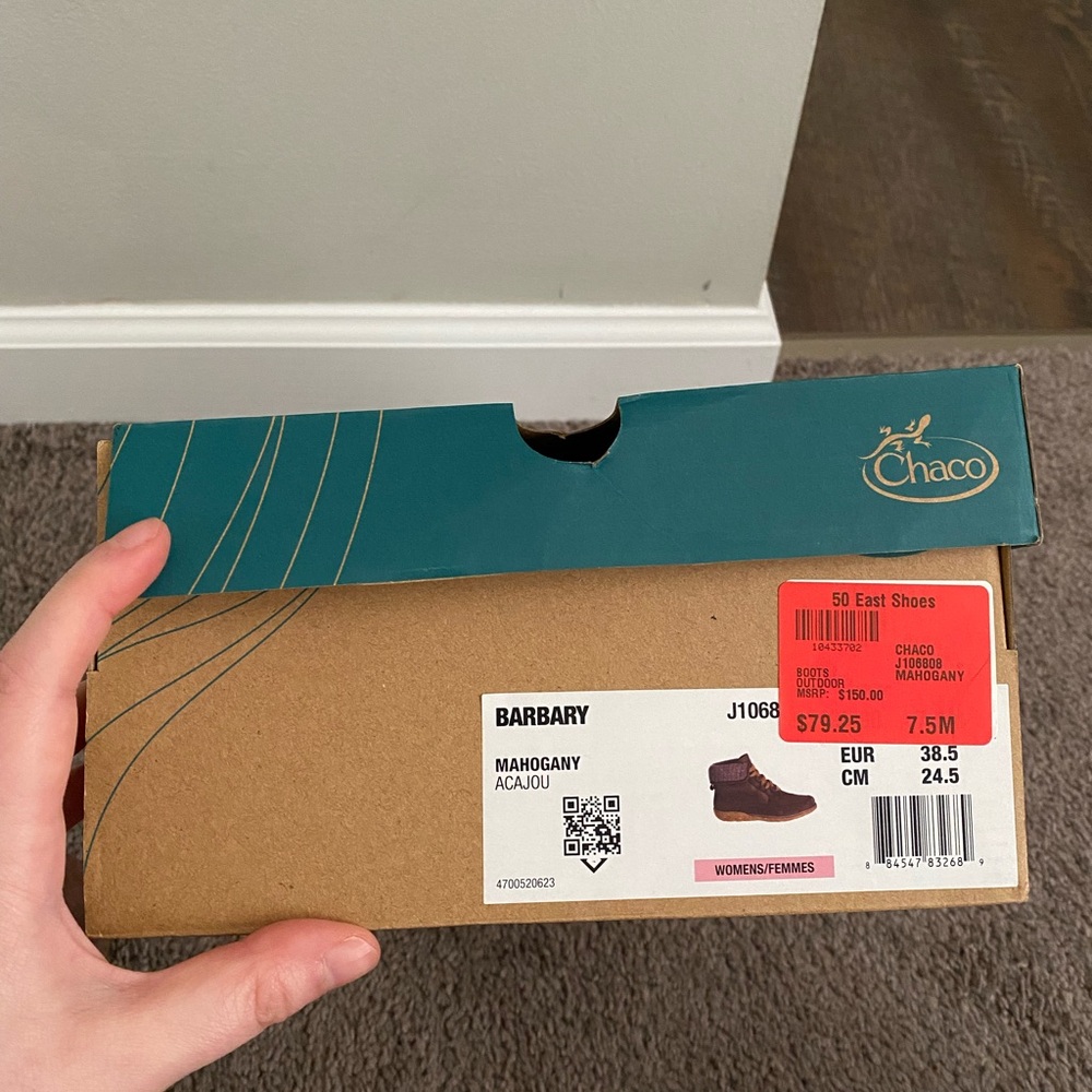 SOLD Womens Chaco Barbary Boots Mahogany Size 7.5‎ - Picture 7 of 7